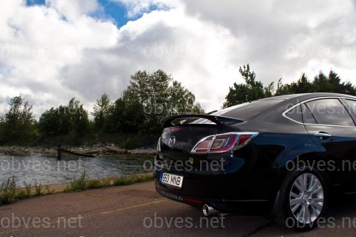 Спойлер на багажник Mazda 6 2008-2012 ABS пластик под покраску