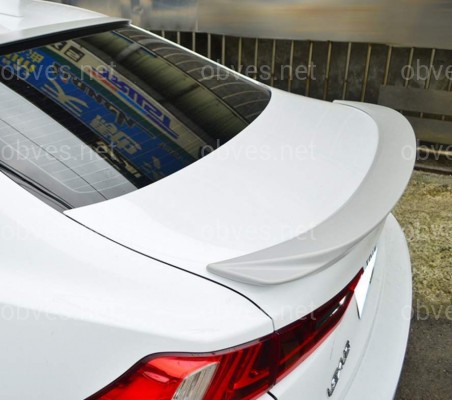Спойлер лип на багажник Lexus IS 2013- ABS пластик под покраску