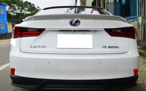 Спойлер лип на багажник Lexus IS 2013- ABS пластик под покраску