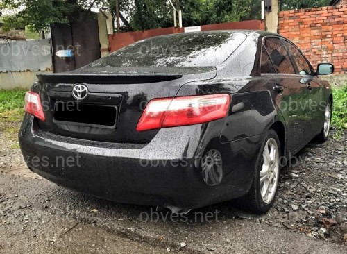 Спойлер лип багажника Toyota Camry 40 2006-2011 ABS пластик в черном цвете Спойлер лип багажника Toyota Camry 40 2006-2011 ABS пластик в черном цвете