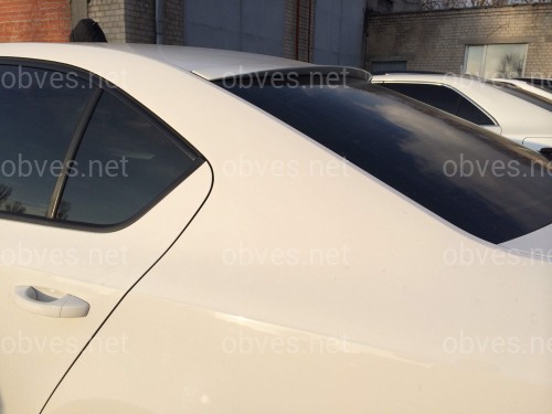 Козырек на стекло Skoda Octavia A7 2013- (стекловолокно)
