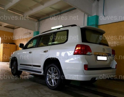 Задняя юбка бампера Modelista для Land Cruiser 200 2007-2015 ABS пластик ЕСТЬ ТРЕЩИНА