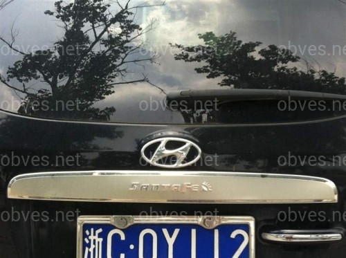 Хром накладка на планку багажника Hyundai Santa Fe 2006-2012 нержавеющая сталь