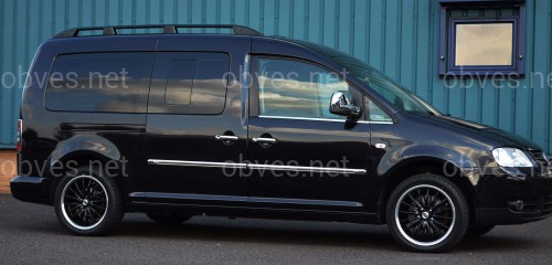 Хром накладки на ручки Volkswagen Caddy 04-17 / T5 03-15 (нержавеющая сталь) 4 штучные