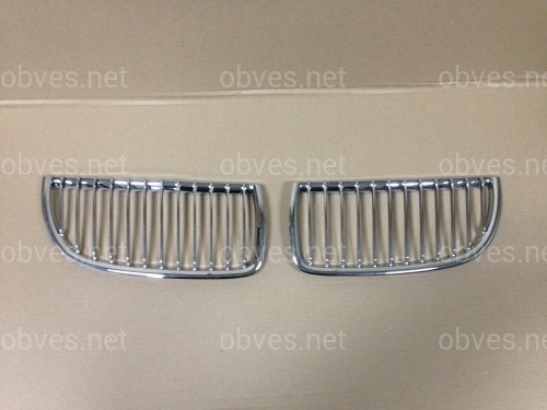 Хром накладка на решетку BMW 3 series E90 2005-2011