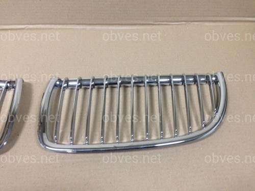 Хром накладка на решетку BMW 3 series E90 2005-2011