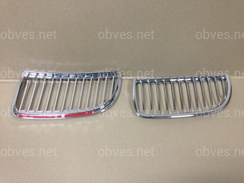 Хром накладка на решетку BMW 3 series E90 2005-2011