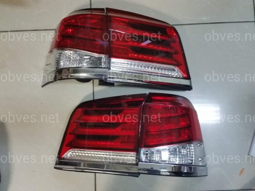 Задние фонари рестайлинг Lexus LX 570 2012-2015 красно-белые (комплект 4шт.) Задние фонари рестайлинг Lexus LX 570 2012-2015 красно-белые (комплект 4шт.)
