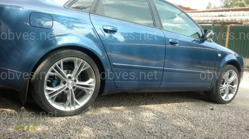 Брызговики Audi A4 B6 2001-2008 комплект 4 шт