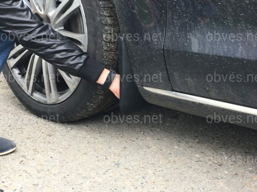 Брызговики Audi A8  2010-2017 комплект 4 шт.