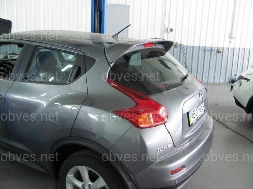 Спойлер козырек Nissan Juke 2011-2018 ABS пластик под покраску Спойлер козырек Nissan Juke 2011-2018 ABS пластик под покраску
