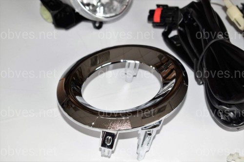 Противотуманные фары  Toyota Land Cruiser Prado 150 2013- с хром кольцами