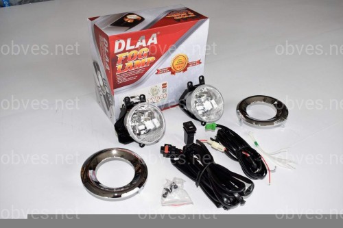Противотуманные фары  Toyota Land Cruiser Prado 150 2013- с хром кольцами