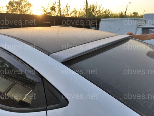Козырек на стекло Hyundai Elantra MD 2010-2015   ABS пластик под покраску
