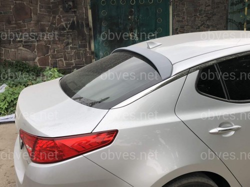 Козырек на стекло Kia Optima 2010-2015 ABS пластик под покраску Козырек на стекло Kia Optima 2010-2015 ABS пластик под покраску