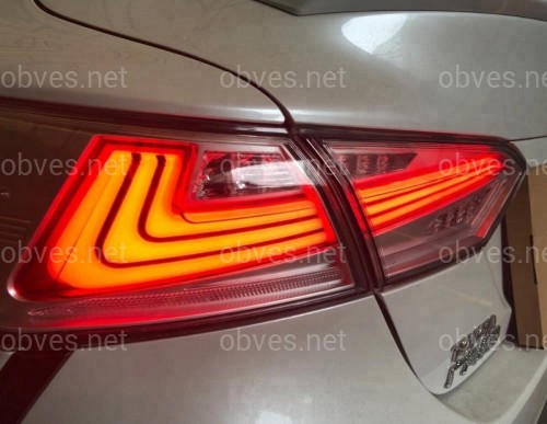 Задние диодные фонари Toyota Camry 70 2018- дымчатые Задние диодные фонари Toyota Camry 70 2018- дымчатые