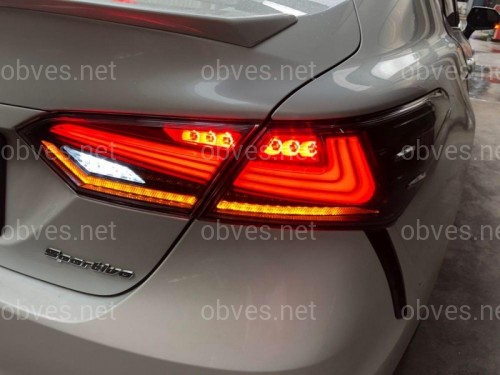 Задние диодные фонари Toyota Camry 70 2018- дымчатые Задние диодные фонари Toyota Camry 70 2018- дымчатые