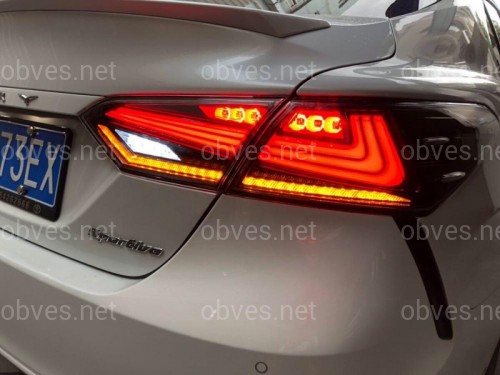Задние диодные фонари Toyota Camry 70 2018- дымчатые Задние диодные фонари Toyota Camry 70 2018- дымчатые