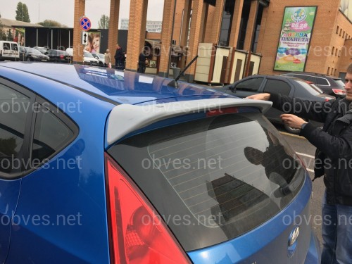Спойлер козырек Hyundai I 30 2007-2011 хэтчбек ABS пластик под покраску