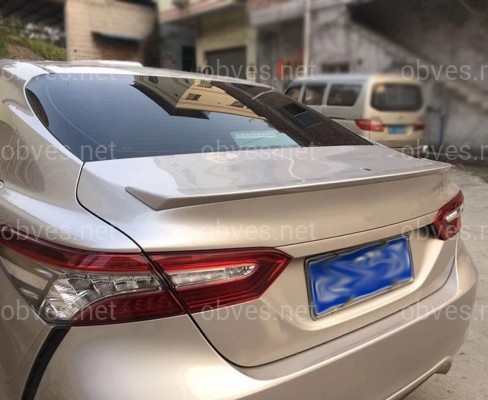Спойлер лип багажника Toyota Camry 70 2018- ABS пластик под покраску / стиль SE