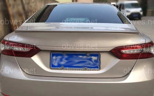 Спойлер лип багажника Toyota Camry 70 2018- ABS пластик под покраску / стиль SE
