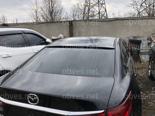 Козырек на стекло Mazda 6 2013- ABS пластик под покраску