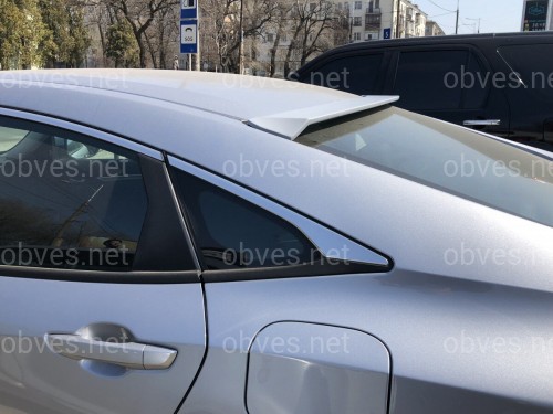 Козырёк на стекло Honda Civic 2016- ABS пластик под покраску
