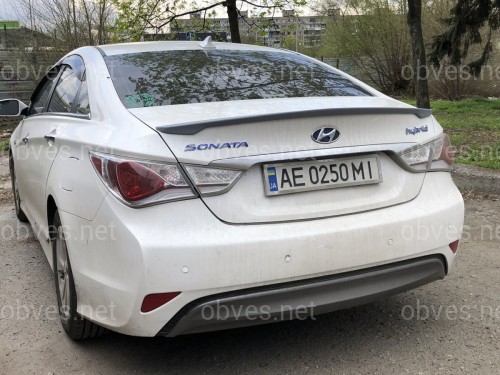 Спойлер лип багажника Hyundai Sonata 2010-2014 АБС пластик под покраску Спойлер лип багажника Hyundai Sonata 2010-2014 АБС пластик под покраску