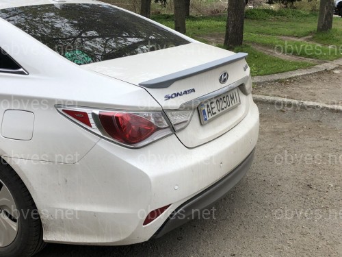 Спойлер лип багажника Hyundai Sonata 2010-2014 АБС пластик под покраску Спойлер лип багажника Hyundai Sonata 2010-2014 АБС пластик под покраску
