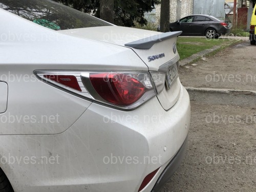 Спойлер лип багажника Hyundai Sonata 2010-2014 АБС пластик под покраску Спойлер лип багажника Hyundai Sonata 2010-2014 АБС пластик под покраску