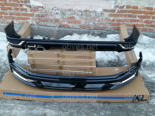 Юбка переднего бампера Modellista Toyota Land Cruiser 200 2015-2021 цвет черный 202 Юбка переднего бампера Modellista Toyota Land Cruiser 200 2015-2021 цвет черный 202