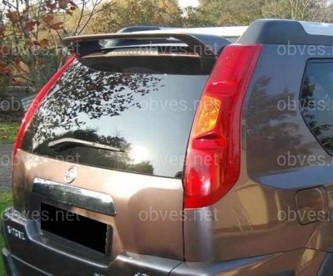 Спойлер козырек Nissan X-Trail 31 2007-2013 ABS пластик под покраску Спойлер козырек Nissan X-Trail 31 2007-2013 ABS пластик под покраску