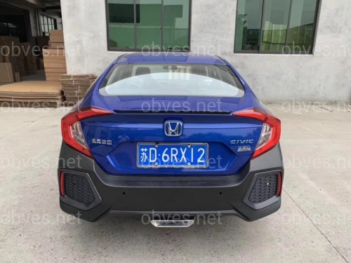 Бампер задний SI Honda Civic 4D 2016-2019 комплектный