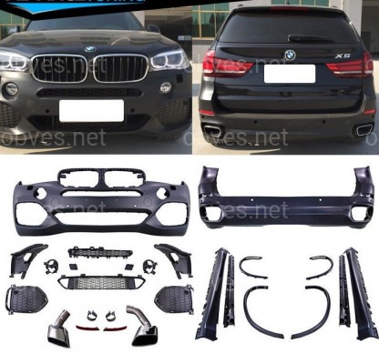 Комплект обвеса M-Tech для BMW X5 F15 (передний / задний бампер, пороги, арки,трубы) Комплект обвеса M-Tech для BMW X5 F15 (передний / задний бампер, пороги, арки,трубы)