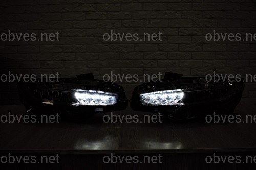 LED фары Honda Civic 10 2016-