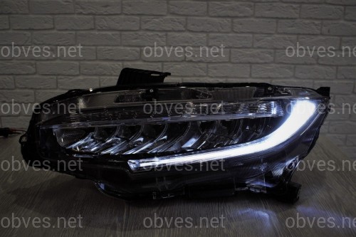 LED фары Honda Civic 10 2016-
