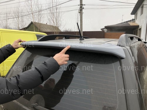 Спойлер козырек Subaru Forester 2008-2012 ABS под покраску Спойлер козырек Subaru Forester 2008-2012 ABS под покраску