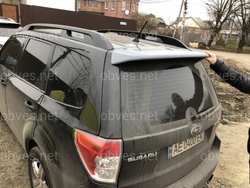 Спойлер козырек Subaru Forester 2008-2012 ABS под покраску Спойлер козырек Subaru Forester 2008-2012 ABS под покраску