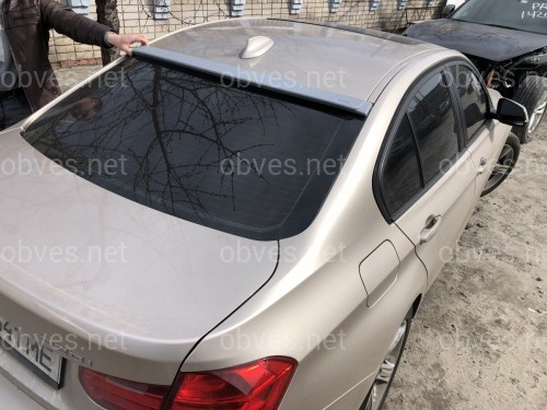 Козырек на стекло BMW F30 2012-2018 ABS пластик под покраску
