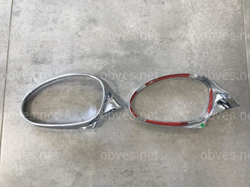 Хром окантовка зеркал BMW 3 series E90 2005-2011