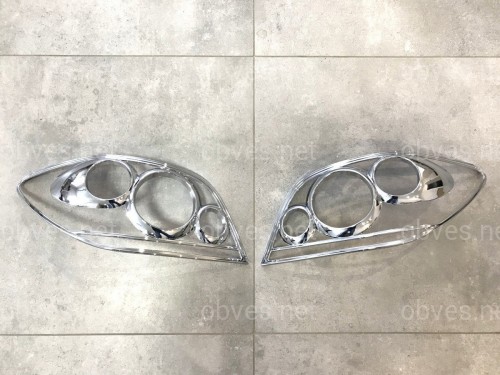 Хром накладки на стопы Peugeot 307 2001-2005