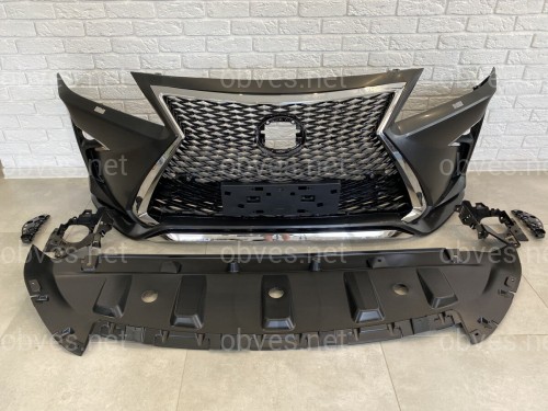 Обвес бампер передний Lexus RX 2012-2015 F-Sport в стиле 2016+