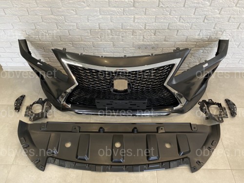 Обвес бампер передний Lexus RX 2012-2015 F-Sport в стиле 2016+