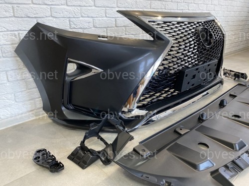 Обвес бампер передний Lexus RX 2012-2015 F-Sport в стиле 2016+
