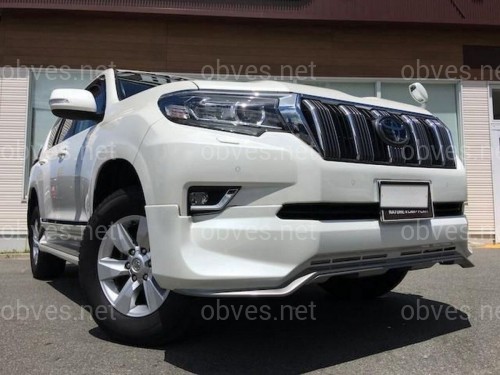 Юбка переднего бампера OEM Toyota Land Cruiser Prado 150 2018- цвет черный 202 Юбка переднего бампера OEM Toyota Land Cruiser Prado 150 2018- цвет черный 202