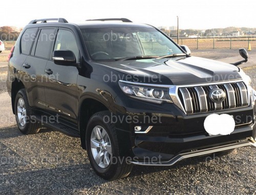 Юбка переднего бампера OEM Toyota Land Cruiser Prado 150 2018- цвет черный 202 Юбка переднего бампера OEM Toyota Land Cruiser Prado 150 2018- цвет черный 202