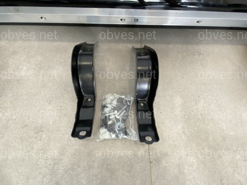 Боковые пороги Lexus GX 460 / Toyota Land Cruiser Prado 150 2009-2021 в черном цвете