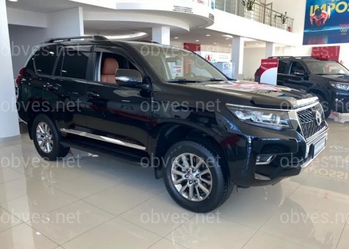 Хромированные молдинги дверей Toyota Land Cruiser Prado 150 2009-2021 в стиле 2018+ Хромированные молдинги дверей Toyota Land Cruiser Prado 150 2009-2021 в стиле 2018+