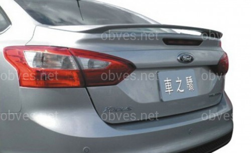 Спойлер багажника Ford Focus 2011-2014 ABS пластик под покраску Спойлер багажника Ford Focus 2011-2014 ABS пластик под покраску