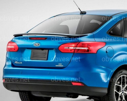 Спойлер багажника Ford Focus 2015-2018 ABS пластик под покраску Спойлер багажника Ford Focus 2015-2018 ABS пластик под покраску